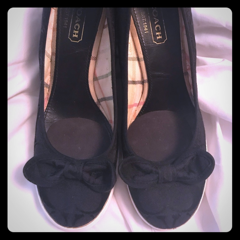 Gorgeous Authentic Coach Wedges!